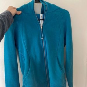 Like New Lululemon Blue Scuba Jacket